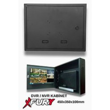 FURY Dvr Pano/box Nvr Cctv Rack Kabinet Ve Monitör Koruma Kutusu 1u 19 ''